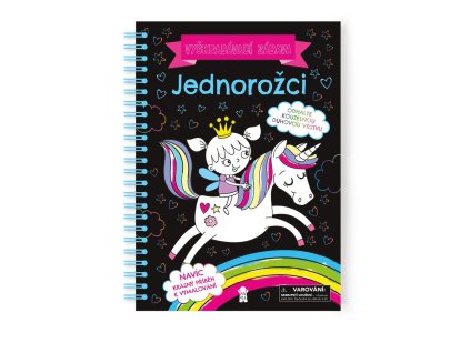 Vyškrabávací zábava Jednorožci
