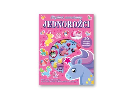Blyštivé samolepky - Jednorožci