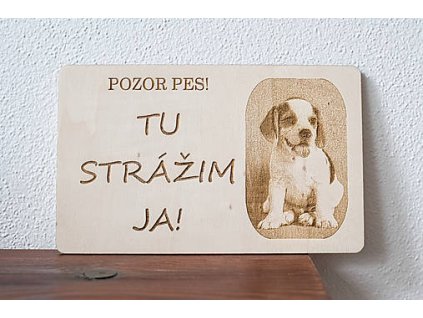 Pozor pes s vlastnou gravírovanou fotkou