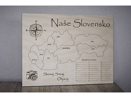 Cestovateľská mapa cestovateľa veľká