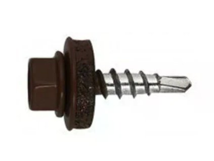 Farmářské šrouby lakované 4,8x20mm RAL 3005 vínová 250 ks