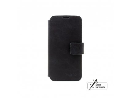 Kožené pouzdro typu kniha FIXED ProFit pro Apple iPhone 14 Pro Max, černé