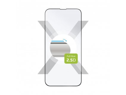 Ochranné tvrzené sklo FIXED Full-Cover pro Apple iPhone 13 Pro Max/14 Plus, lepení přes celý displej, černé