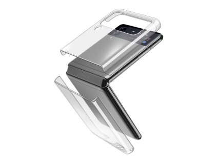 Ochranný kryt Cellularline Clear Case pro Samsung Galaxy Z Flip4, čirý