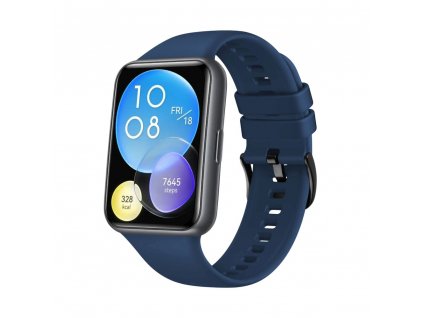 Silikonový řemínek FIXED Silicone Strap pro Huawei Watch Fit 2/Fit 2 Classic, modrý