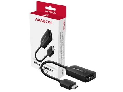 AXAGON RVC-HI2, USB-C -> HDMI 2.0 redukce / adaptér, 4K/60Hz