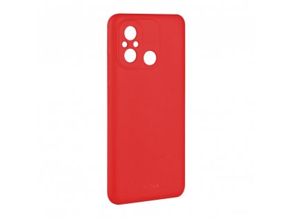 Zadní pogumovaný kryt FIXED Story pro Xiaomi Redmi 12C, červený