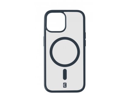 Zadní kryt Cellularline Pop Mag s podporou Magsafe pro Apple iPhone 15, čirý / modrý