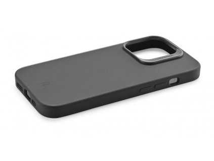 Ochranný silikonový kryt Cellularline Sensation Plus pro Apple iPhone 15 Pro Max, černý
