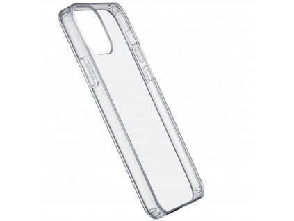 Zadní kryt s ochranným rámečkem Cellularline Clear Duo pro iPhone 12 mini, transparentní