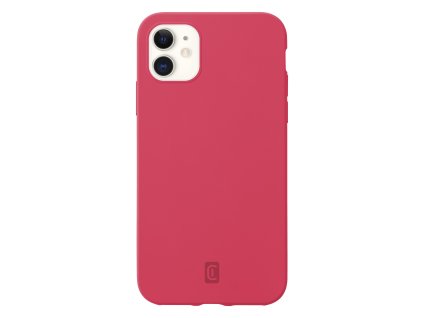 Ochranný silikonový kryt Cellularline Sensation pro Apple iPhone 12 mini, coral red