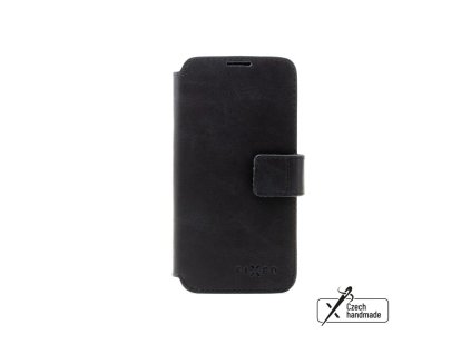 Kožené pouzdro typu kniha FIXED ProFit pro Samsung Galaxy S24+, černé