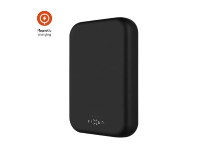 Powerbanka FIXED MagZen (2nd gen.) s bezdrátovým nabíjením a podporou MagSafe, 10 000 mAh, černá