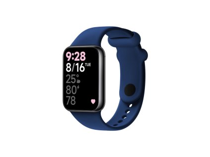Silikonový řemínek FIXED Silicone Strap pro Xiaomi Redmi Watch 5/4, Smart Band 9 Pro/8 Pro, modrý