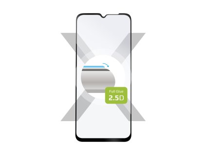 Ochranné tvrzené sklo FIXED Full-Cover pro Realme C11 (2021), lepení přes celý displej, černé