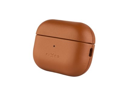 Kožené pouzdro FIXED PodsLeather pro Apple AirPods 3, hnědé