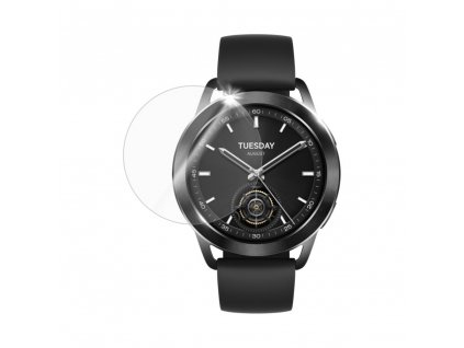 Ochranné tvrzené sklo FIXED pro smartwatch Xiaomi Watch S3, 2 ks v balení, čiré