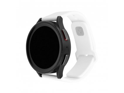 Set silikonových řemínků FIXED Silicone Sporty Strap s Quick Release 20mm pro smartwatch, bílý