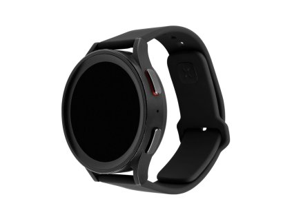 Set silikonových řemínků FIXED Silicone Sporty Strap s Quick Release 22mm pro smartwatch, černý