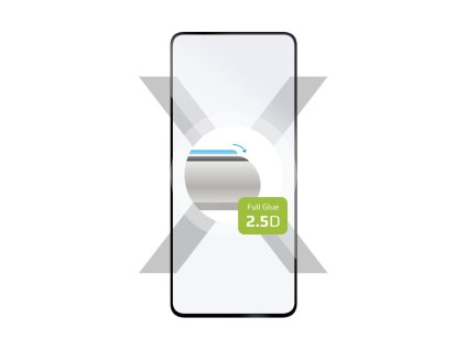 Ochranné tvrzené sklo FIXED Full-Cover pro Oppo A60, černé