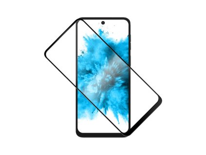 Ochranné tvrzené sklo FIXED Full-Cover pro Motorola Moto G55 5G, černé