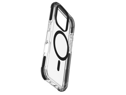 Ochranný kryt Cellularline Tetra Force Strong Guard Mag s podporou Magsafe pro Apple iPhone 16 Pro Max, transparentní