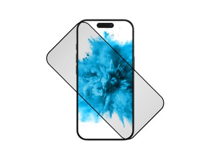 Ochranné tvrzené sklo FIXED Privacy Full-Cover pro Apple iPhone 16 Pro, lepení přes celý displej, černé
