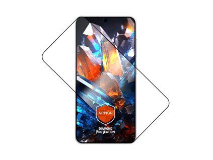 Ultra odolné tvrzené sklo FIXED Armor s Anti-dust aplikátorem a AR vrstvou pro Samsung Galaxy S24+/S25+, černé