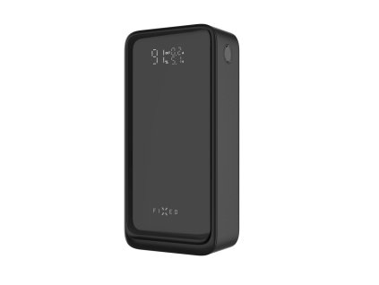 Powerbanka FIXED Zen2 30 Plus s LCD displejem a výstupem PD 65W, 30 000 mAh, černá