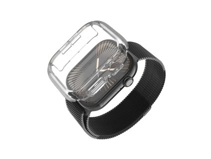 Ochranné pouzdro FIXED Pure Watch s temperovaným sklem pro Apple Watch Series 10 46 mm, čiré