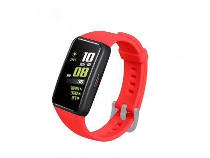 Silikonový řemínek FIXED Silicone Strap pro Huawei Band 6, červený