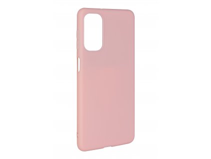 Zadní pogumovaný kryt FIXED Story pro Samsung Galaxy M52 5G, růžový