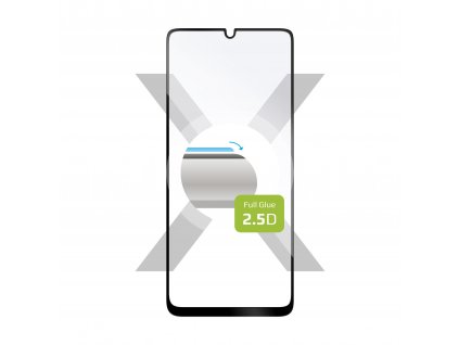 Ochranné tvrzené sklo FIXED Full-Cover pro Samsung Galaxy A31, lepení přes celý displej, černé