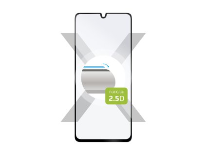 Ochranné tvrzené sklo FIXED Full-Cover pro Samsung Galaxy A41, černé
