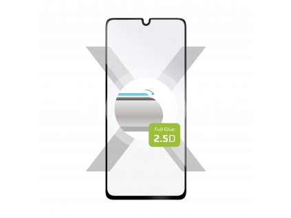 Ochranné tvrzené sklo FIXED Full-Cover pro Samsung Galaxy A41, lepení přes celý displej, černé