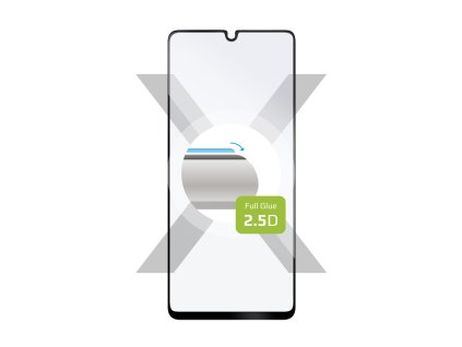 Ochranné tvrzené sklo FIXED Full-Cover pro Samsung Galaxy A42 5G/ M42 5G, lepení přes celý displej, černé