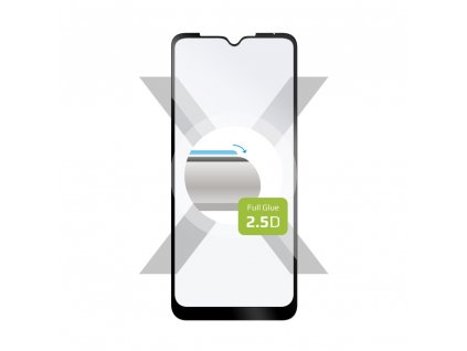Ochranné tvrzené sklo FIXED Full-Cover pro Motorola Moto G Pure, lepení přes celý displej, černé