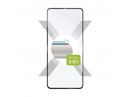 Ochranné tvrzené sklo FIXED Full-Cover pro Huawei Y6p, lepení přes celý displej, černé