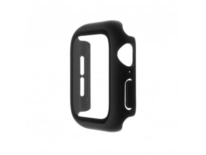 Ochranné pouzdro FIXED Pure+ s temperovaným sklem pro Apple Watch 44mm, černé