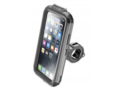 Voděodolné pouzdro Interphone pro Apple iPhone 11 Pro Max, úchyt na řídítka, černé
