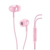 In-ear sluchátka CELLULARLINE ACOUSTIC s mikrofonem, AQL® certifikace, 3,5 mm jack, růžové
