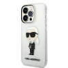 Karl Lagerfeld IML Ikonik NFT Zadní Kryt pro iPhone 14 Pro Transparent