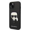 Karl Lagerfeld PU Saffiano Karl Head Zadní Kryt pro iPhone 14 Plus Black