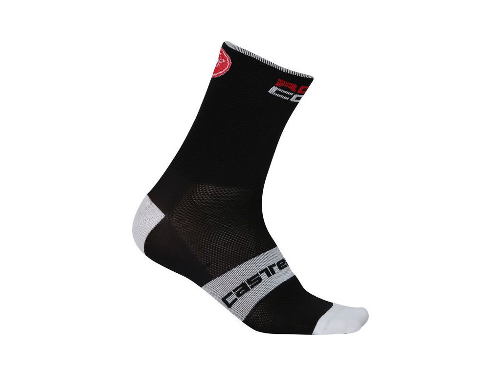 Cyklistické ponožky Castelli Rosso Corsa 6 cm