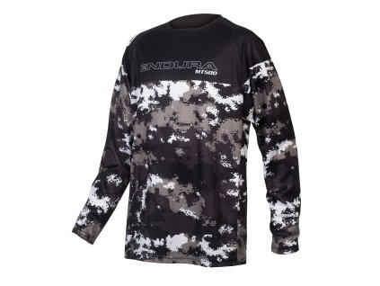 Dětský dres Endura MT500JR s dlouhým rukávem black 1