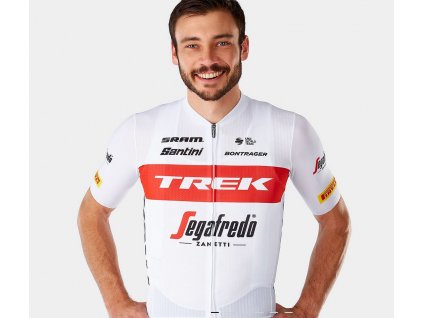 pánský cyklistický dres santini trek segafredo white red 1