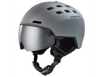 HEAD lyžařská helma RADAR 5K ANTHRACITE + SL 1