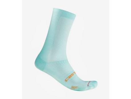 cyklistické ponožky castelli espresso 18 pool blue 4525026 457