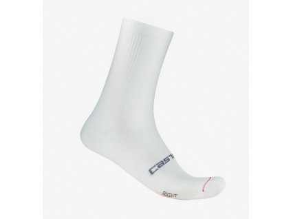 cyklistické ponožky castelli espresso 18 white 4525026 001