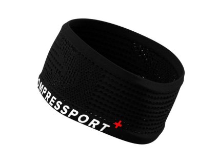 čelenka compressport headbnad on off black 1